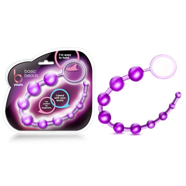 B Yours - Basic Beads - 32 cm (12.75'') Anal Beads - Pleasure Den