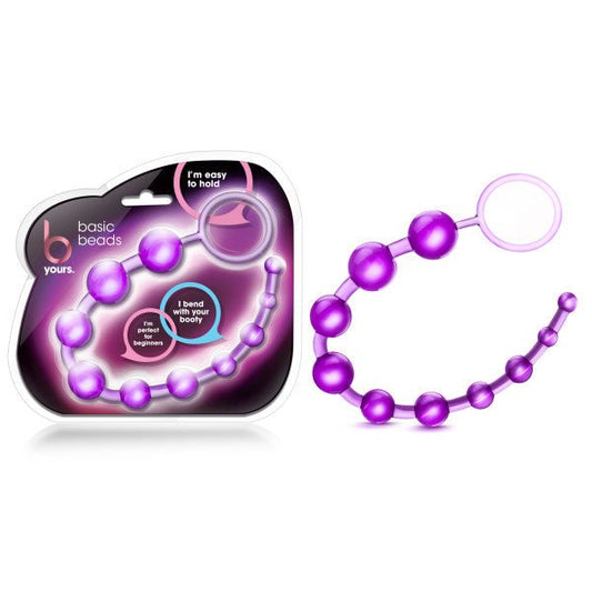 B Yours - Basic Beads - 32 cm (12.75'') Anal Beads - Pleasure Den