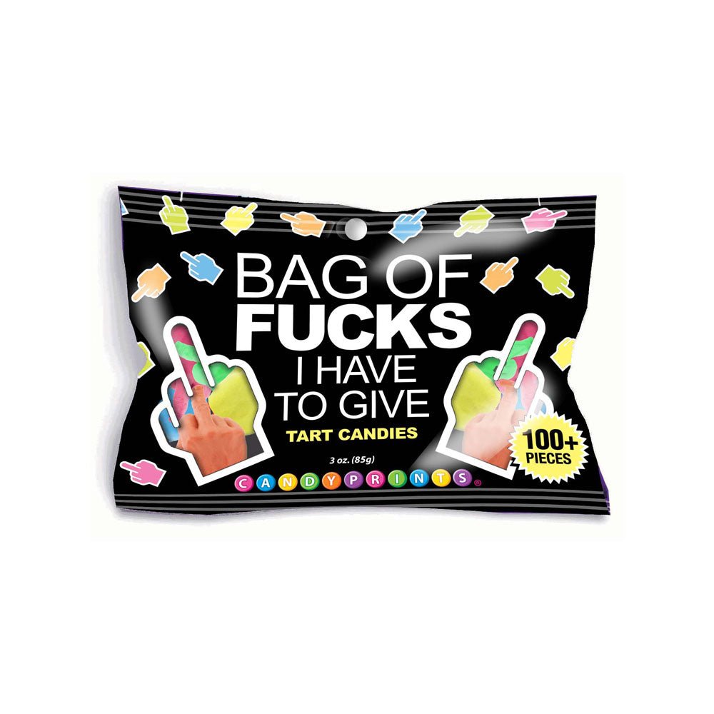 Bag Of Fucks I Have To Give - Fruit Flavoured Lollies - 85 gram Bag - Pleasure Den