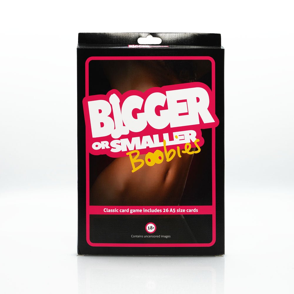 Bigger or Smaller Boobs - Card Game - Pleasure Den