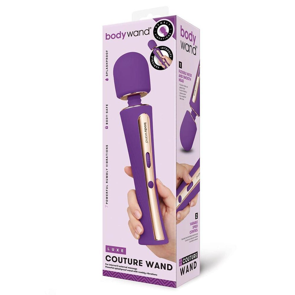 Bodywand Luxe Couture Wand - 28.2 cm USB Rechargeable Massage Wand - Pleasure Den