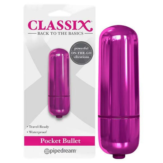 Classix Pocket Bullet - Metallic 5.6 cm Bullet - Pleasure Den