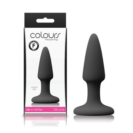 Colours Pleasures - Black Mini Butt Plug - Pleasure Den