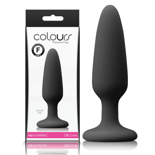 Colours Pleasures - Black Small Butt Plug - Pleasure Den