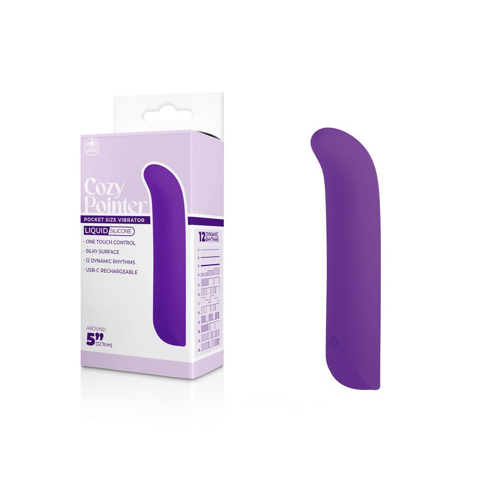 Cozy Pointer - 12.7 cm USB Rechargeable Mini Vibrator - Pleasure Den