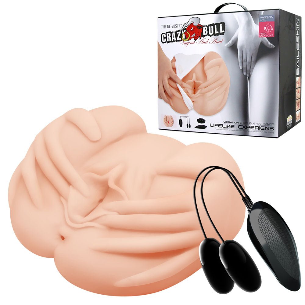 CRAZY BULL Vibrating Spread Torso - Vibrating Spread Torso Masturbator - Pleasure Den