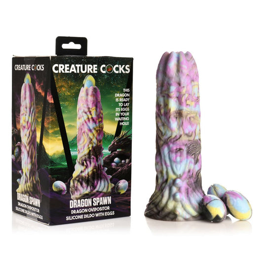 Creature Cocks Dragon Spawn - Multi- 18.5 cm Ovipositor Fantasy Dildo - Pleasure Den
