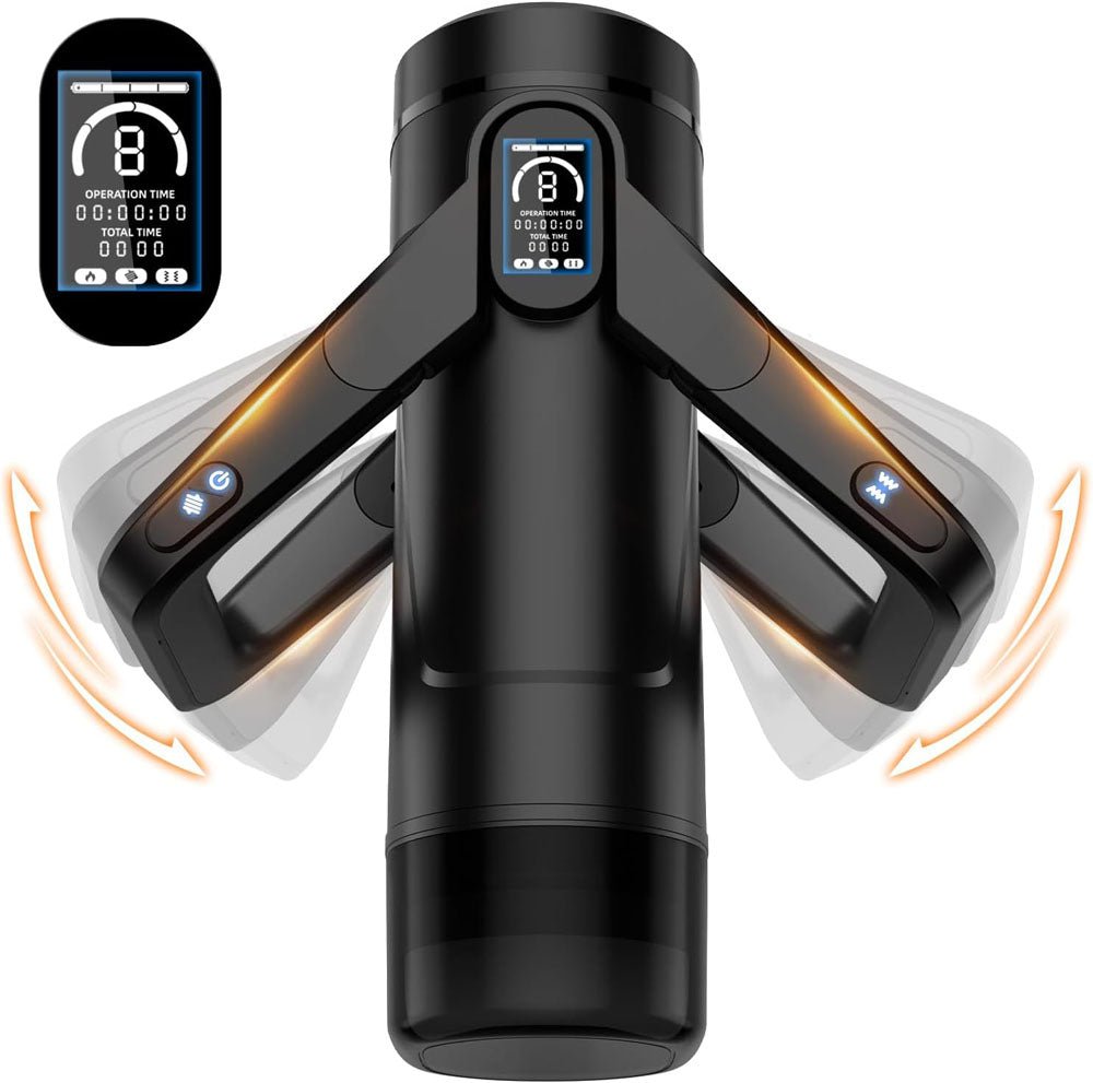 CyberSkin The Wing - USB Rechargeable Thrusting & Massaging Auto Masturbator with Heater - Pleasure Den
