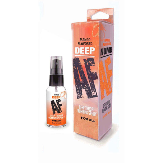 Deep AF - Mango - Mango Flavoured Deep Throat Spray - 29 ml - Pleasure Den