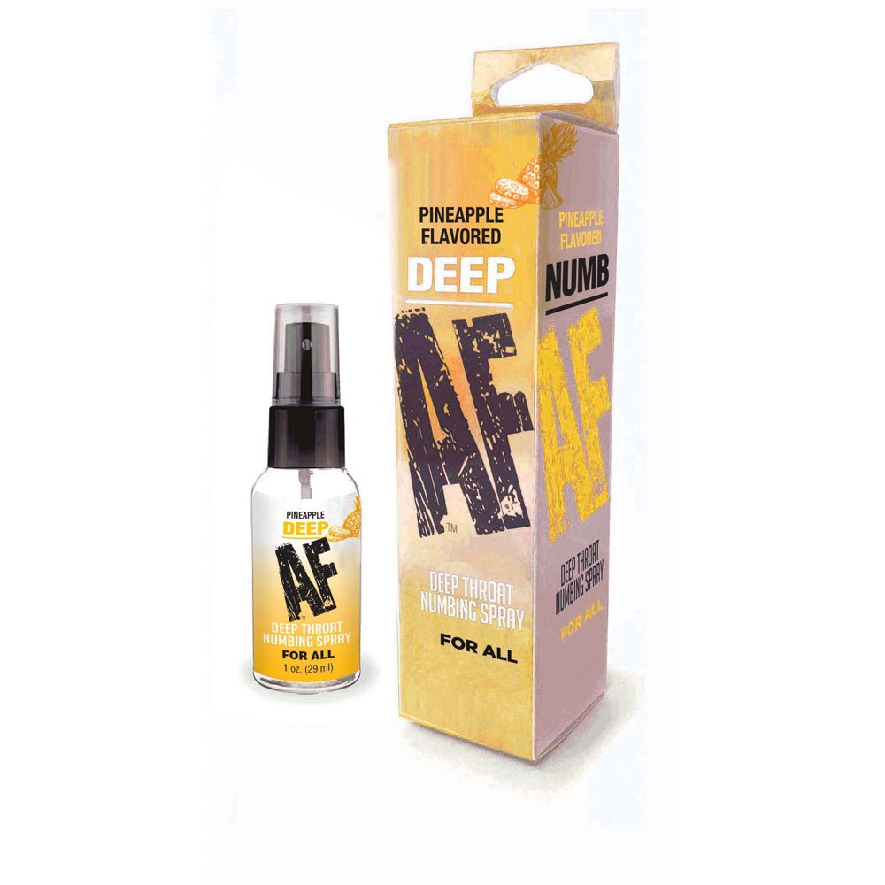Deep AF - Pineapple - Pineapple Flavoured Deep Throat Spray - 29 ml - Pleasure Den