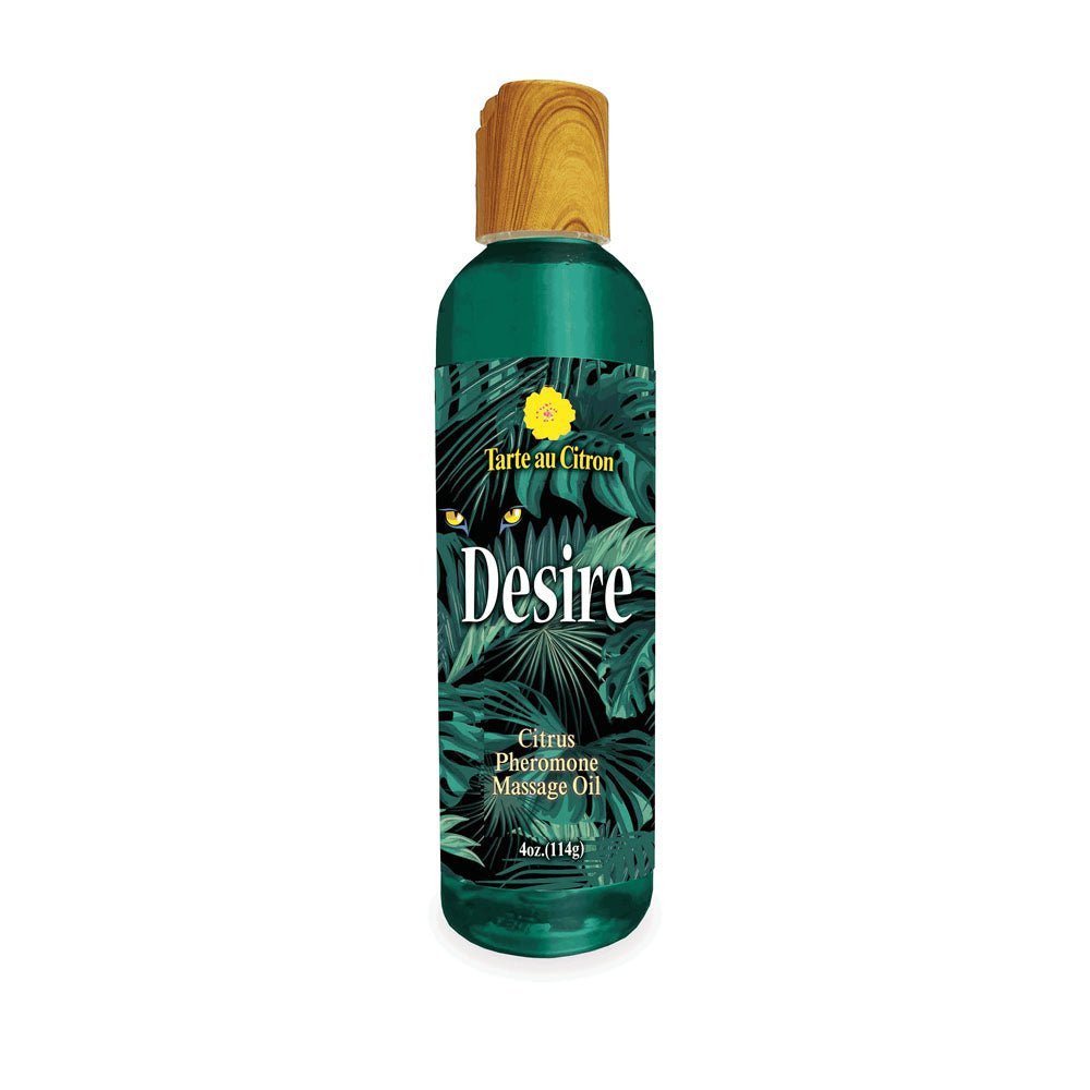 Desire Pheromone Massage Oil - Citrus Scented Pheromone Massage Oil - 118 ml - Pleasure Den