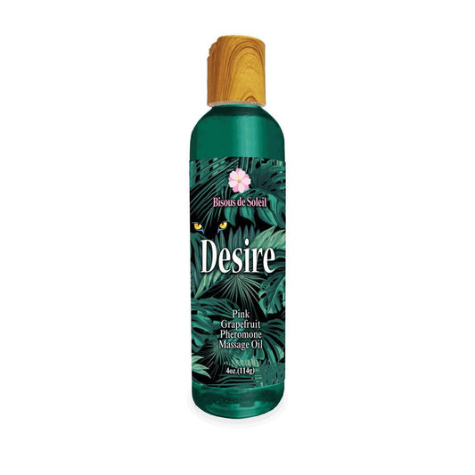 Desire Pheromone Massage Oil - Pink Grapefruit Scented Pheromone Massage Oil - 118 ml - Pleasure Den
