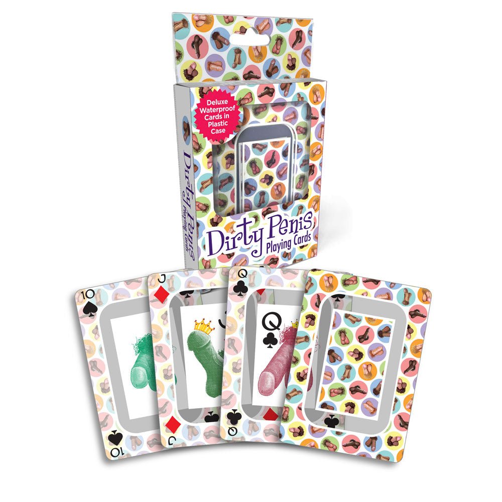 Dirty Penis Playing Cards - Waterproof Novelty Playing Cards - Pleasure Den