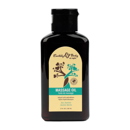 EB Aphrodisiac Massage Oil SEA JASMINE - 60 ml - Sea Jasmine Scented Massage Oil - 60 ml Bottle - Pleasure Den
