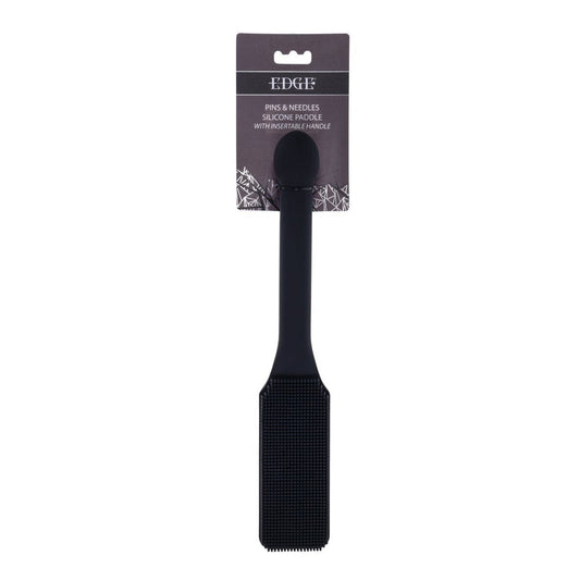 EDGE Pins & Needles Silicone Paddle - Spanking Paddle with Insertable Handle - Pleasure Den