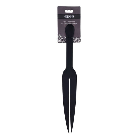 EDGE Silicone Tawse - Silicone Tawse Whip with Insertable Handle - Pleasure Den