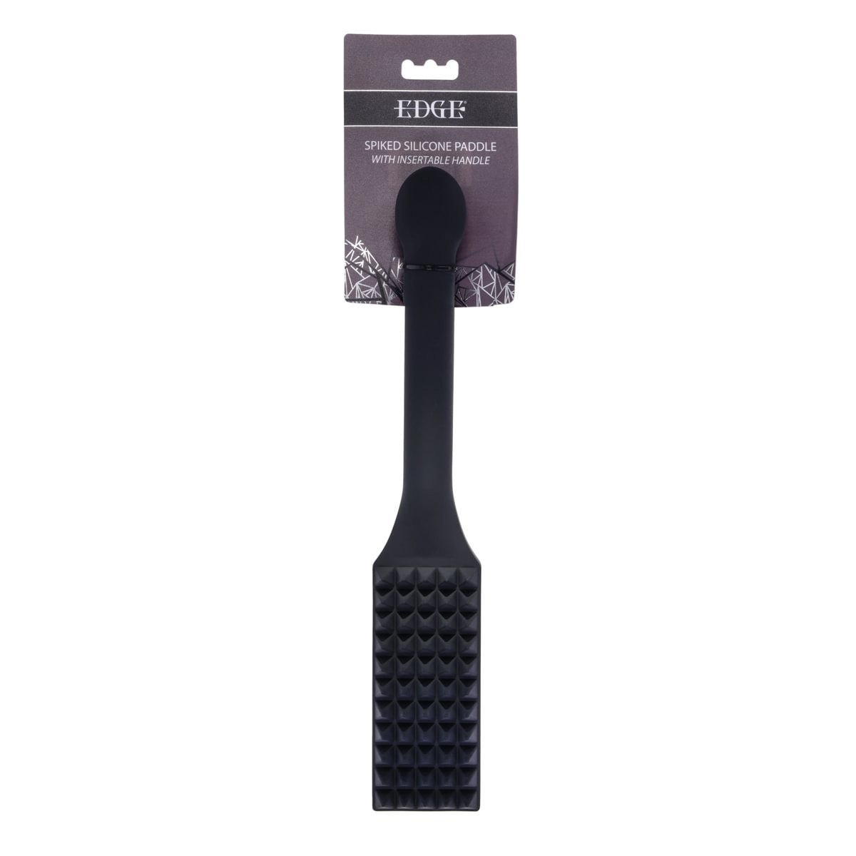 EDGE Spiked Silicone Paddle - Spanking Paddle with Insertable Handle - Pleasure Den
