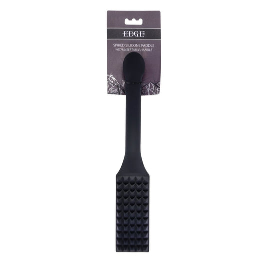 EDGE Spiked Silicone Paddle - Spanking Paddle with Insertable Handle - Pleasure Den