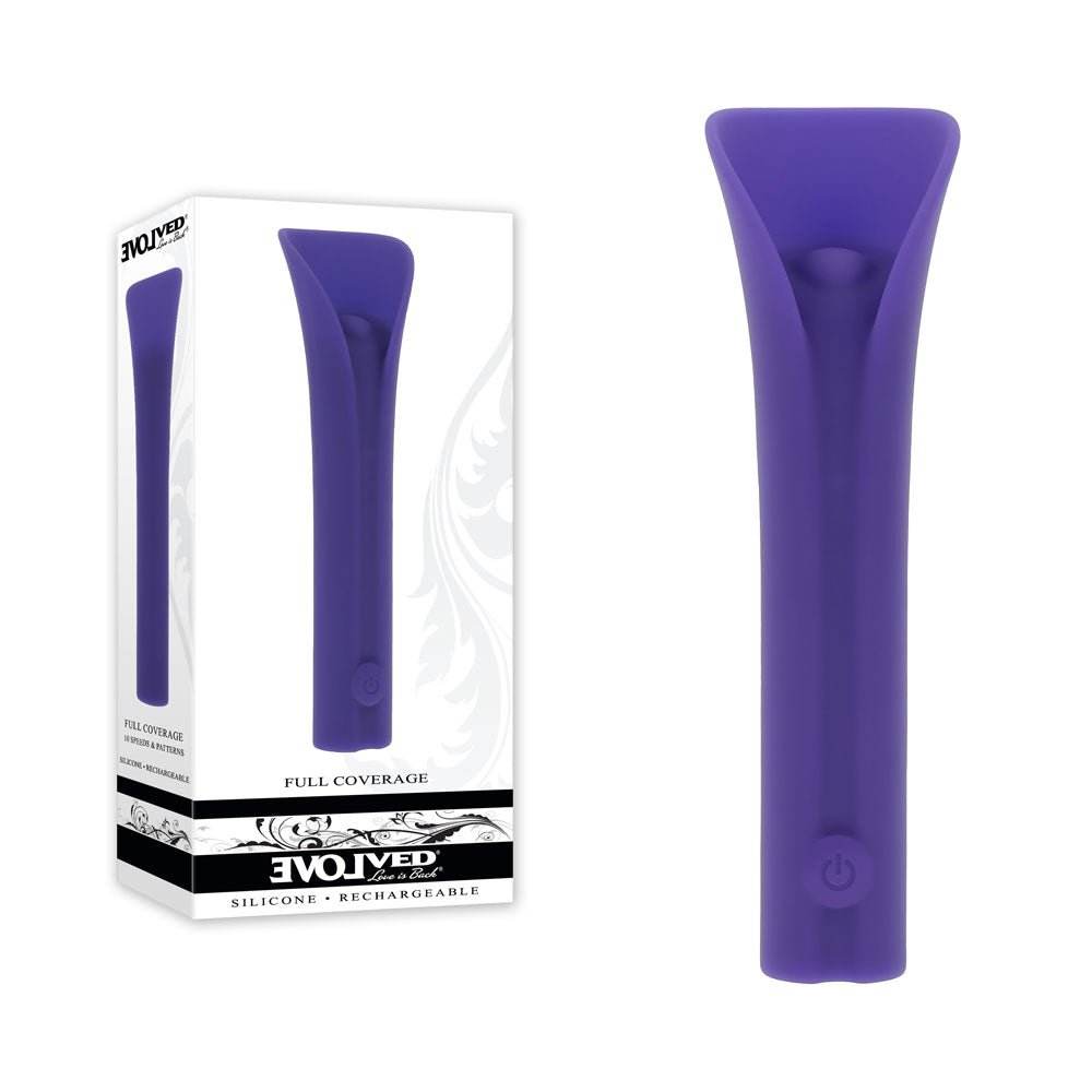 Evolved FULL COVERAGE - 11.9 cm USB Rechargeable Bullet - Pleasure Den