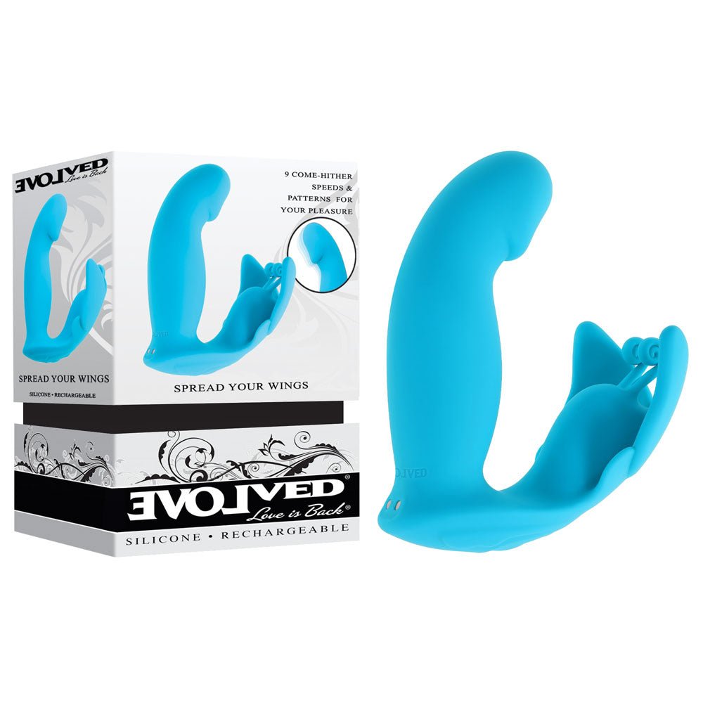 Evolved SPREAD YOUR WINGS - USB Rechargeable Wearable Butterfly Vibrator - Pleasure Den