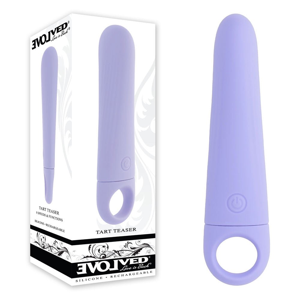Evolved TART TEASER - 15.2 cm USB Rechargeable Vibrator - Pleasure Den
