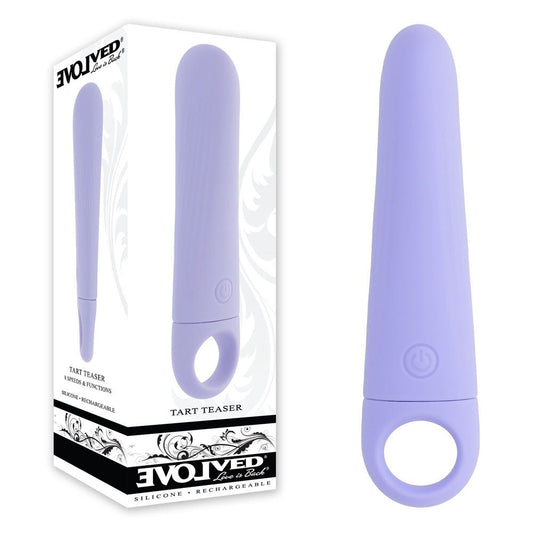 Evolved TART TEASER - 15.2 cm USB Rechargeable Vibrator - Pleasure Den