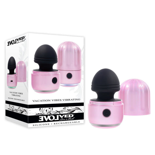 Evolved VACATION VIBES - VIBRATING - /Black 8.5 cm USB Rechargeable Vibrating Stimulator - Pleasure Den