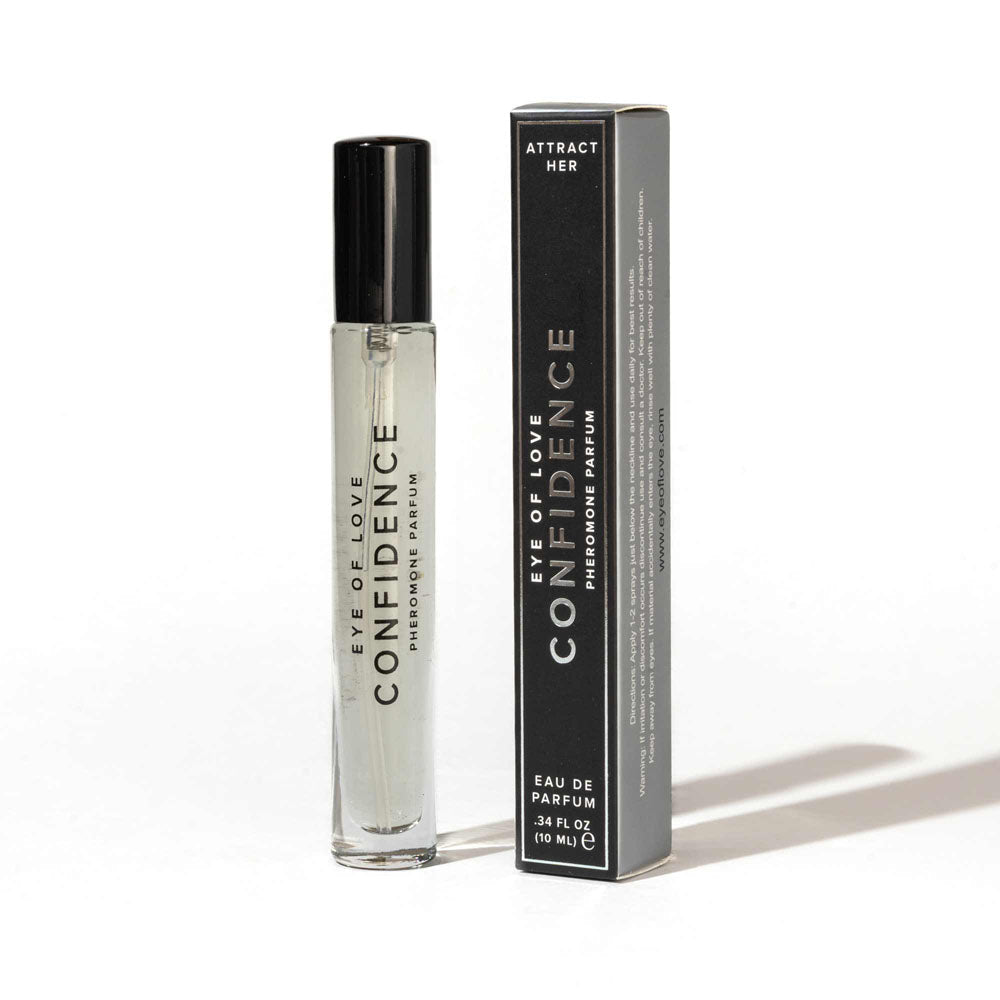 Eye Of Love Confidence Pheromone Cologne - 10 ml - Citrus Musk Scented Pheromone Cologne for Men to attract Women - 10 ml Spray - Pleasure Den
