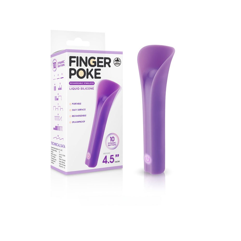 Finger Poke - 11.4 cm USB Rechargeable Bullet - Pleasure Den