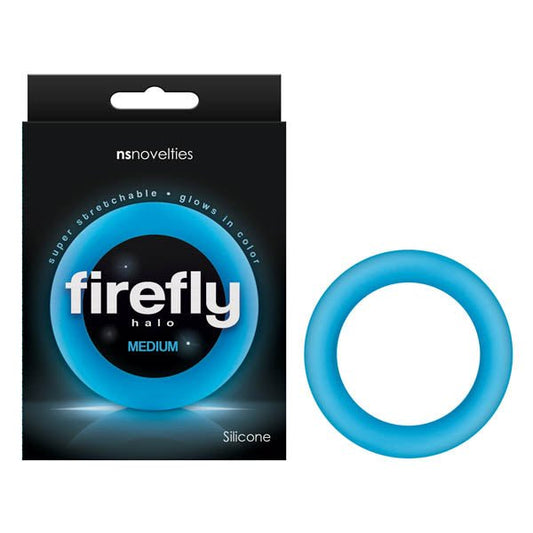 Firefly Halo - Glow In Dark Medium 55 mm Cock Ring - Pleasure Den