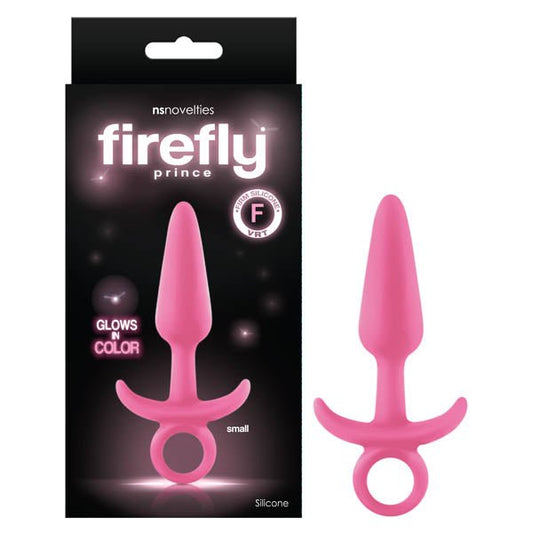 Firefly Prince - Glow-in-Dark 10.9 cm Small Butt Plug with Ring Bull - Pleasure Den