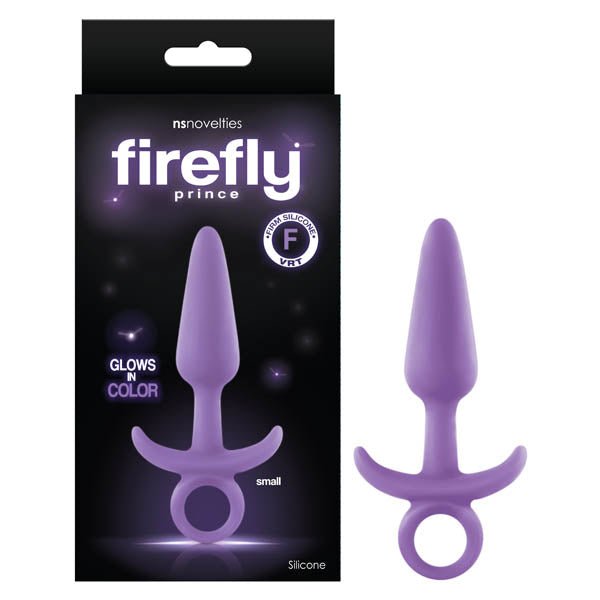 Firefly Prince - Glow-in-Dark 10.9 cm Small Butt Plug with Ring Bull - Pleasure Den