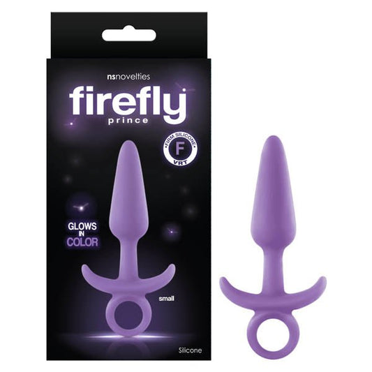 Firefly Prince - Glow-in-Dark 10.9 cm Small Butt Plug with Ring Bull - Pleasure Den