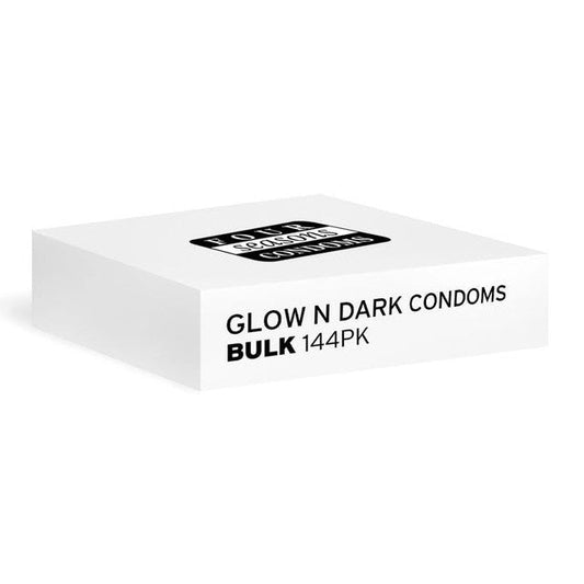 Four Seasons Glow N Dark Condoms - Bulk Box of 144 - Pleasure Den