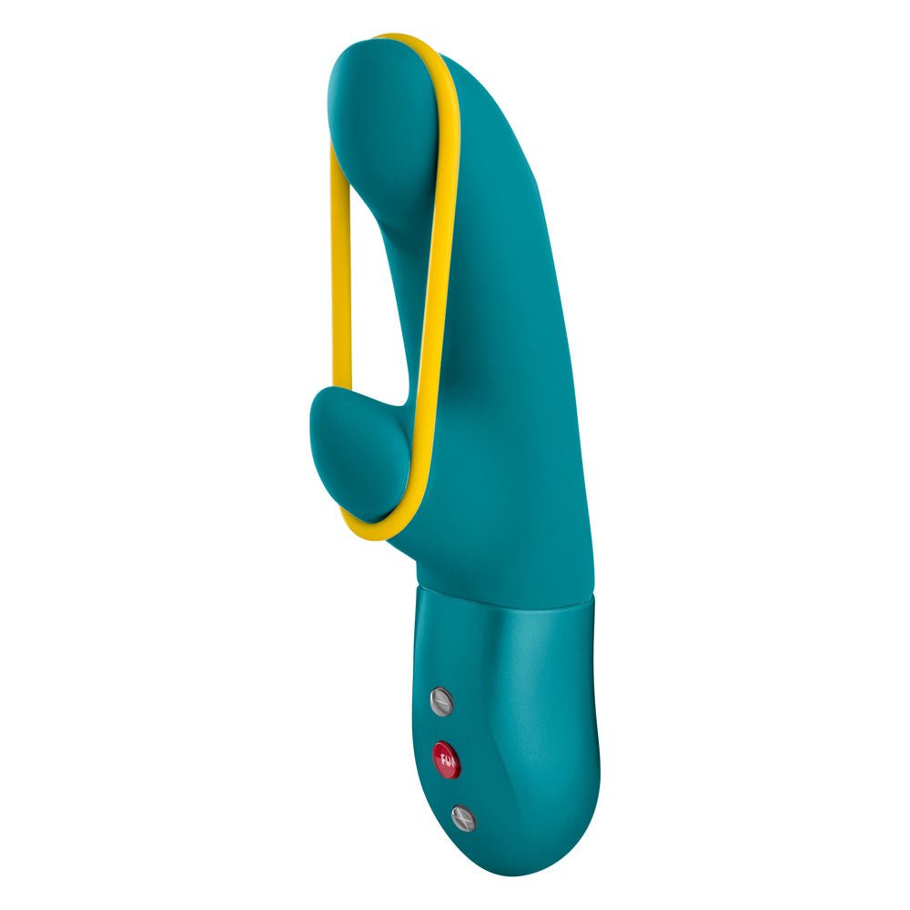 Fun Factory AMORINO Aquamarine - Aquamarine USB Rechargeable Rabbit Vibrator - Pleasure Den