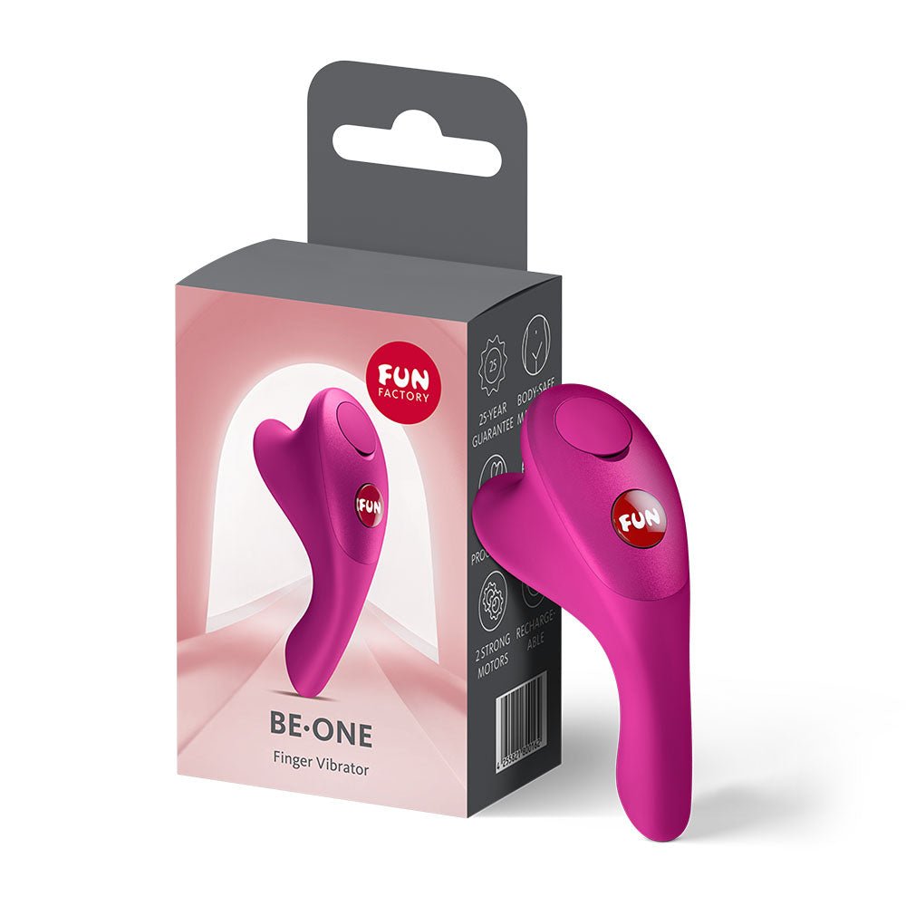 Fun Factory BE-ONE Magenta - Magenta USB-C Rechargeable Finger Stimulator - Pleasure Den