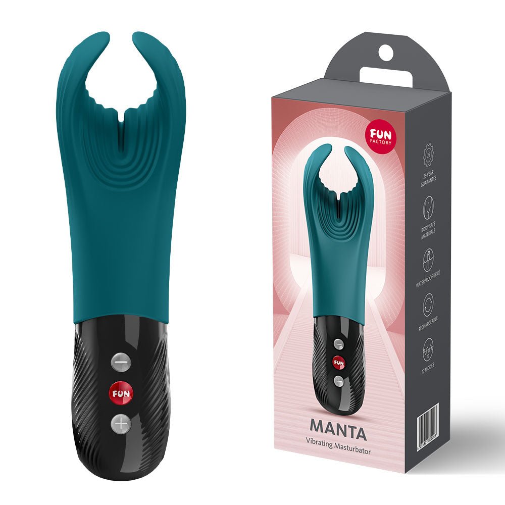Fun Factory MANTA Bottle - Bottle USB-C Rechargeable Unisex Vibrator - Pleasure Den