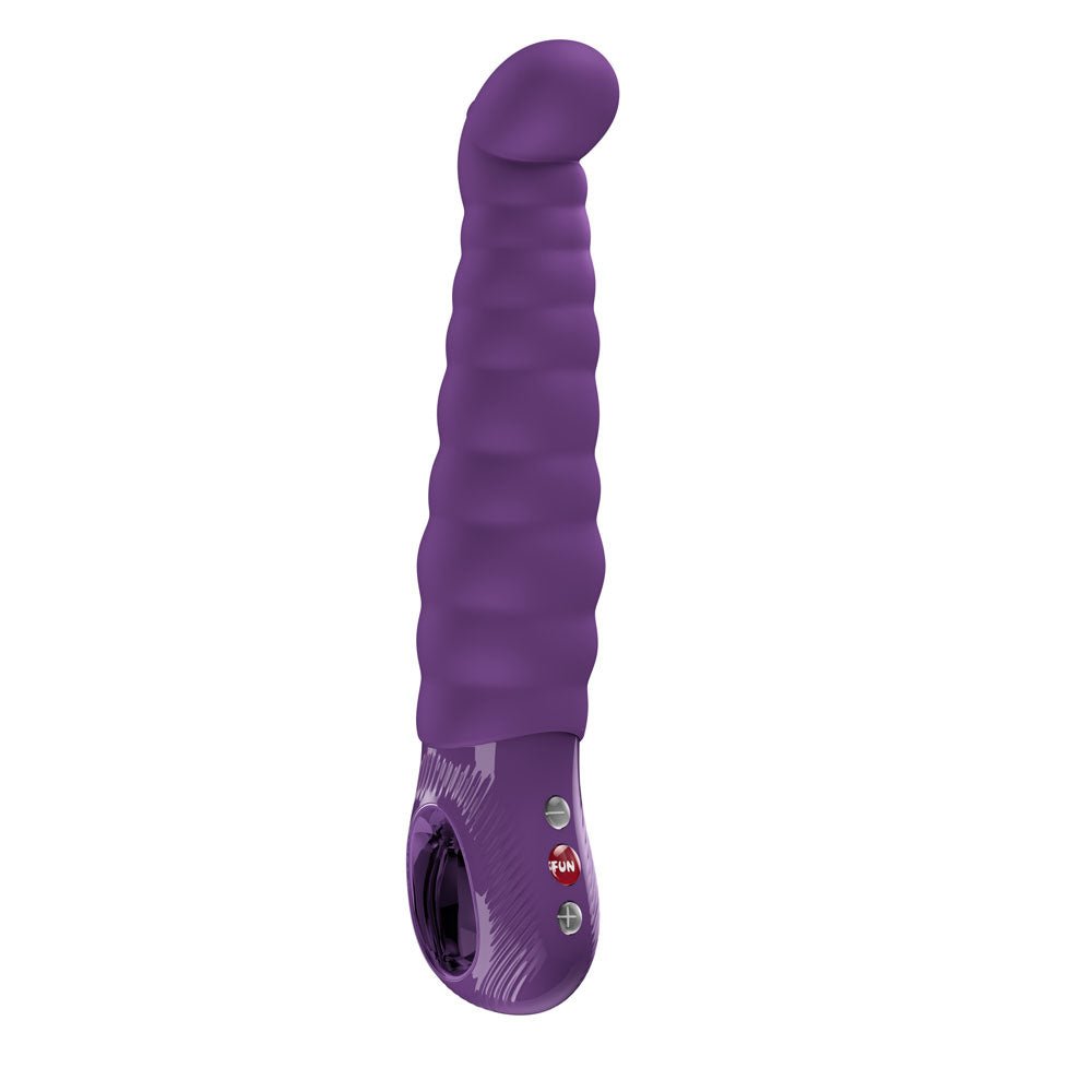 Fun Factory PATCHY PAUL Dark Violet - Dark Violet 23 cm USB-C Rechargeable Vibrator - Pleasure Den
