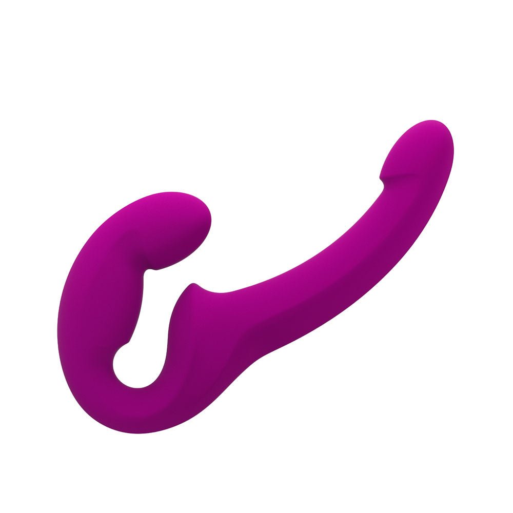 Fun Factory SHARE LITE Blackberry - Blackberry Strapless Strap-On - Pleasure Den