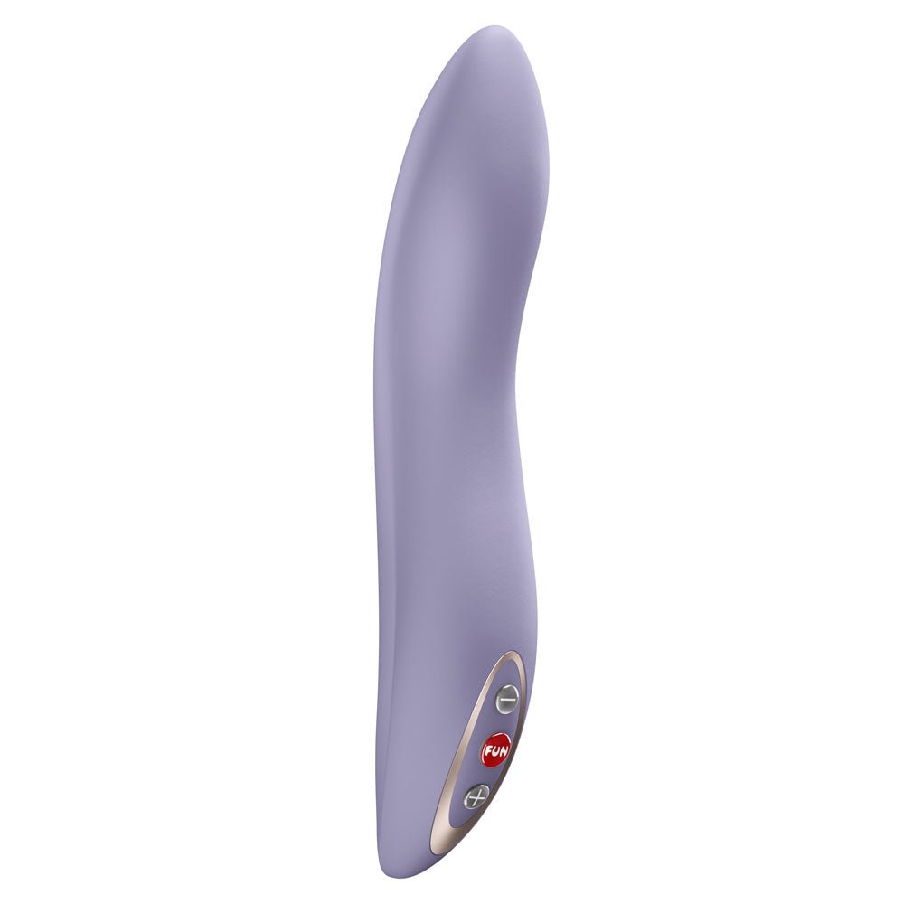 Fun Factory STRONIC FLOW Light Violet - Light Violet 21.6 cm USB Rechargeable Thrusting Vibrator - Pleasure Den