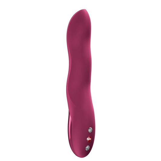 Fun Factory STRONIC WAVE Wine - Wine USB-C Rechargeable Thrusting Vibrator - Pleasure Den