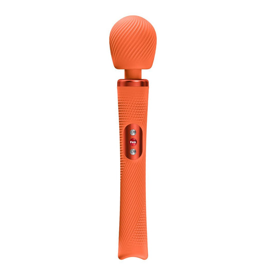 Fun Factory VIM Orange - Orange USB-C Rechargeable Rumbling Massage Wand - Pleasure Den