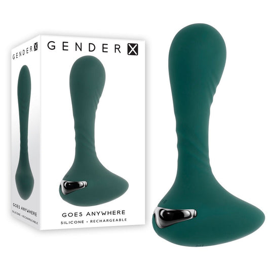 Gender X GOES ANYWHERE - 12.4 cm USB Rechargeable Vibrator - Pleasure Den