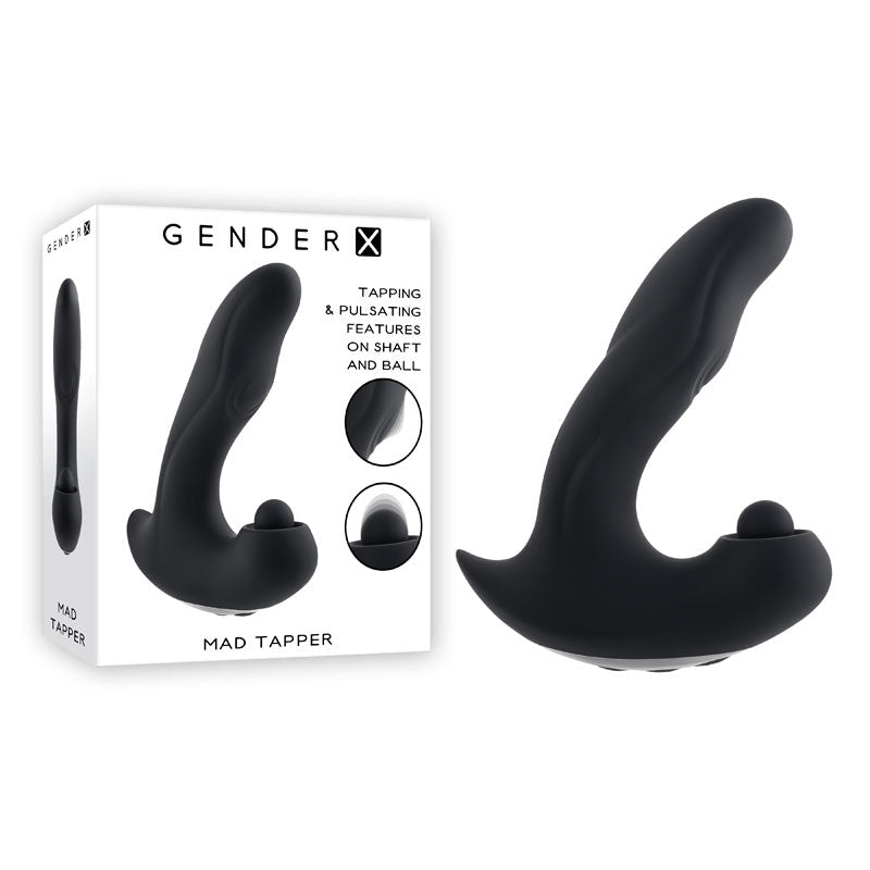 Gender X MAD TAPPER - USB Rechargeable Double Tapping Vibrating Massager - Pleasure Den