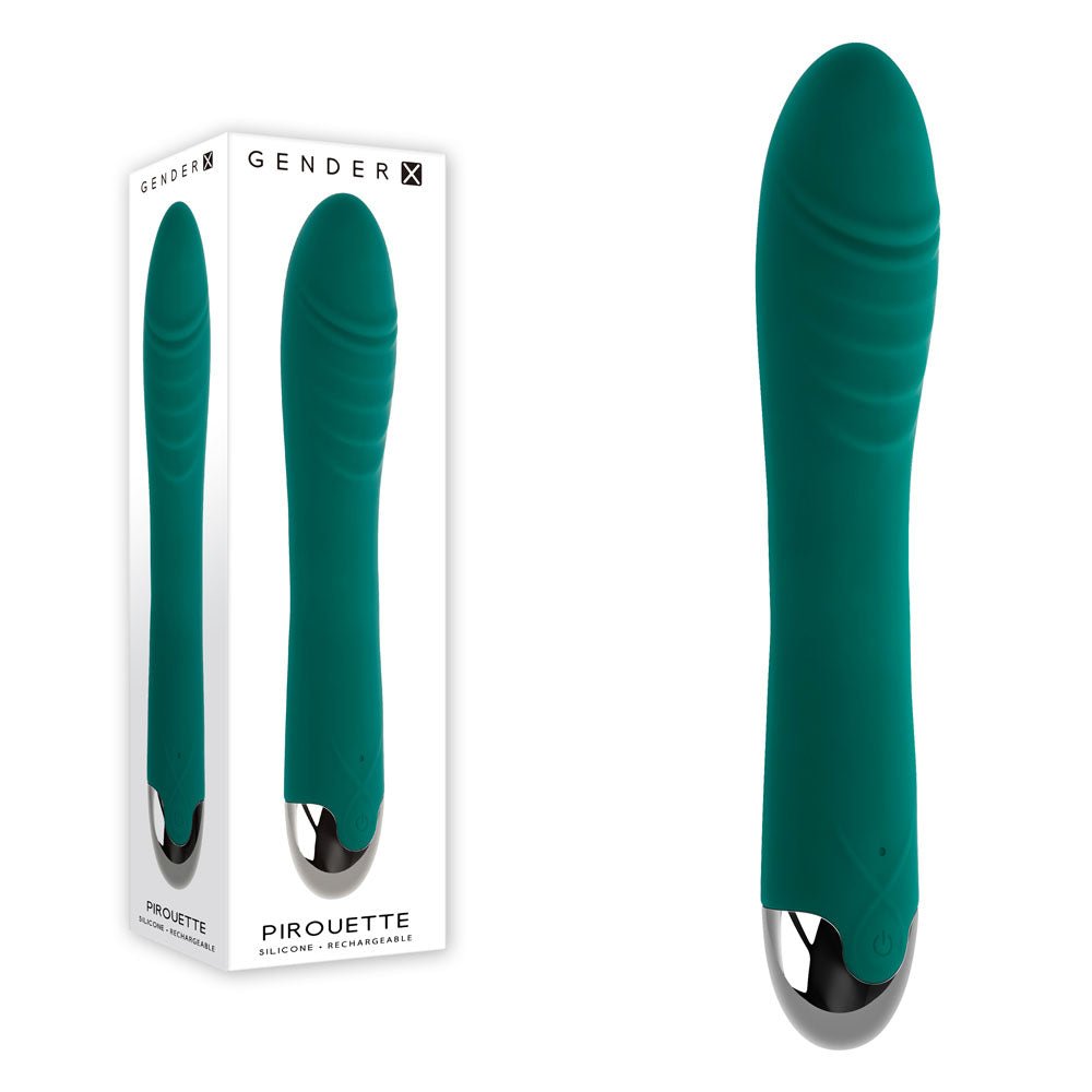 Gender X PIROUETTE - 20.6 cm USB Rechargeable Vibrator - Pleasure Den