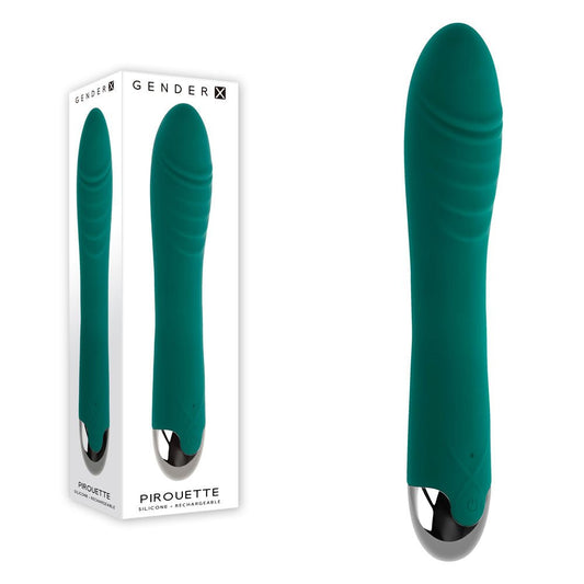Gender X PIROUETTE - 20.6 cm USB Rechargeable Vibrator - Pleasure Den