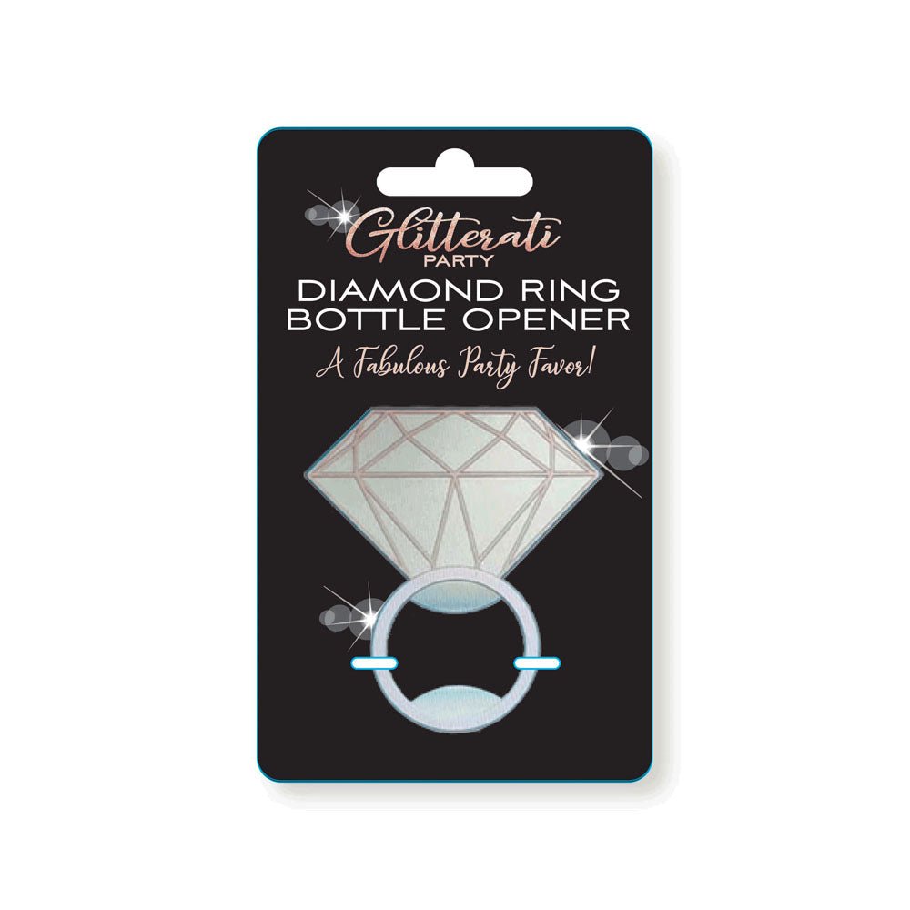 Glitterati Diamond Ring Bottle Opener - Novelty Bottle Opener - Pleasure Den