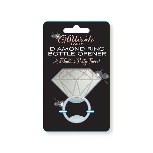Glitterati Diamond Ring Bottle Opener - Novelty Bottle Opener - Pleasure Den