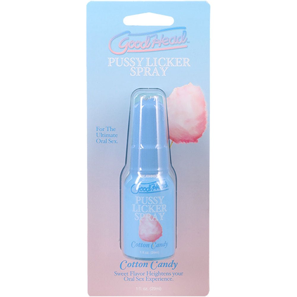 GoodHead Pussy Licker Spray - Cotton Candy - Cotton Candy Flavoured Spray - 29 ml Bottle - Pleasure Den