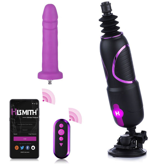 Hismith Pro Traveler 2.0 - Mains Powered Portable Sex Machine with App Control and Remote - Pleasure Den